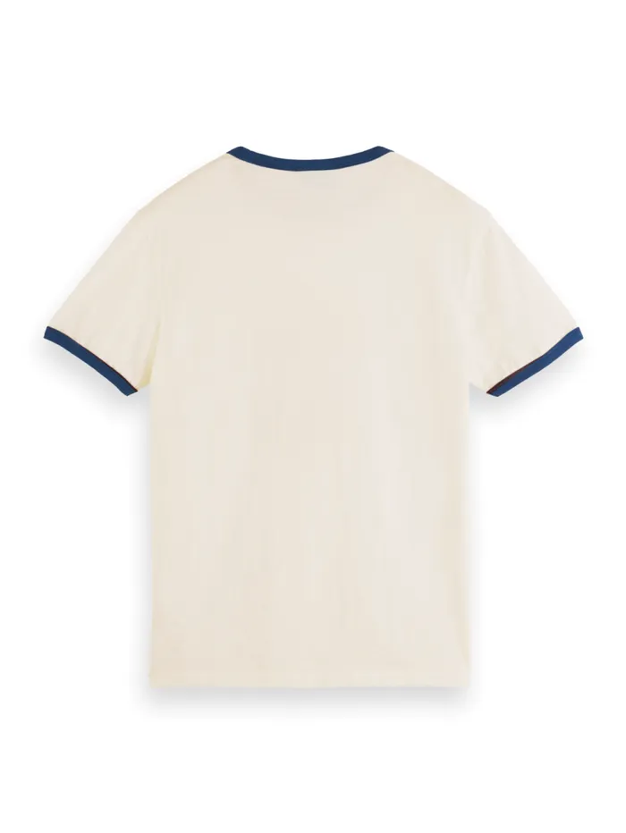 JOE JONAS X SCOTCH SODA RINGER TSHIRT Off White Men Scotch and Soda TShirts and Polo Shirts JOE JONAS X SCOTCH SODA RINGER TSHIRT Off White Men Scotch and Soda TShirts and Polo Shirts