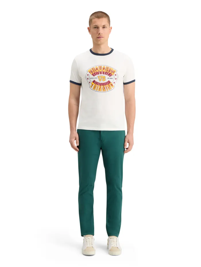 JOE JONAS X SCOTCH SODA RINGER TSHIRT Off White Men Scotch and Soda TShirts and Polo Shirts JOE JONAS X SCOTCH SODA RINGER TSHIRT Off White Men Scotch and Soda TShirts and Polo Shirts