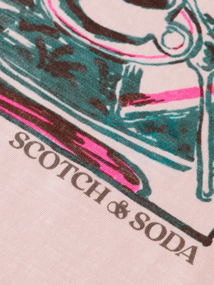JOE JONAS X SCOTCH SODA RINGER TSHIRT Off White Men Scotch and Soda TShirts and Polo Shirts JOE JONAS X SCOTCH SODA RINGER TSHIRT Off White Men Scotch and Soda TShirts and Polo Shirts