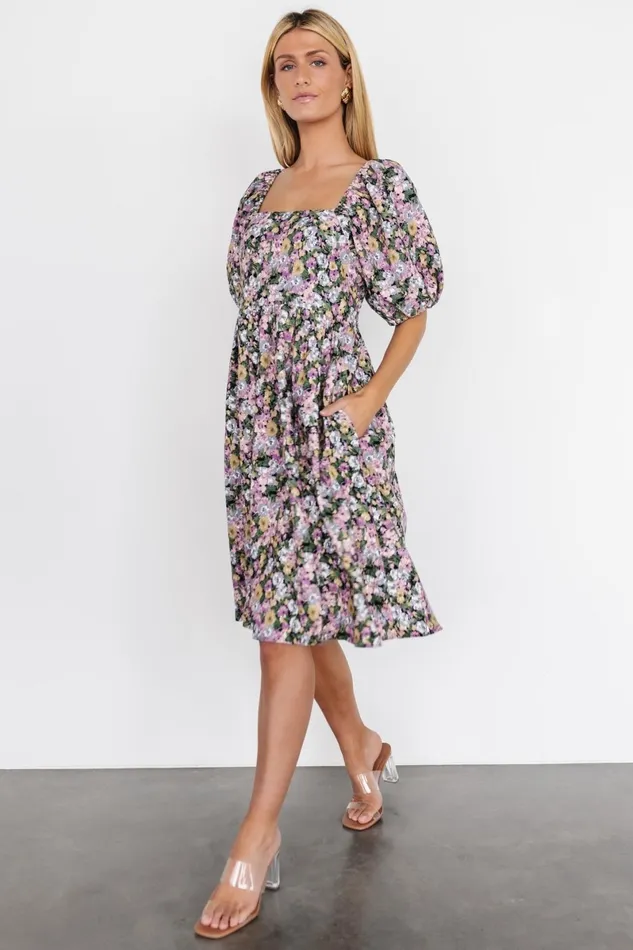 Joyce Corduroy Dress Multi Women Baltic Born Midi Dresses Joyce Corduroy Dress Multi Women Baltic Born Midi Dresses