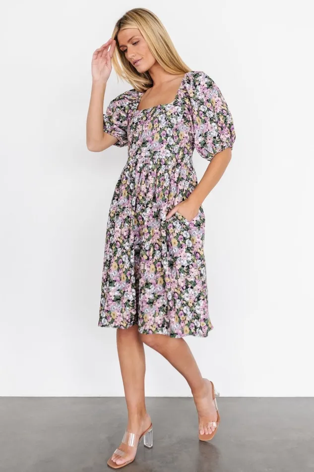 Joyce Corduroy Dress Multi Women Baltic Born Midi Dresses Joyce Corduroy Dress Multi Women Baltic Born Midi Dresses