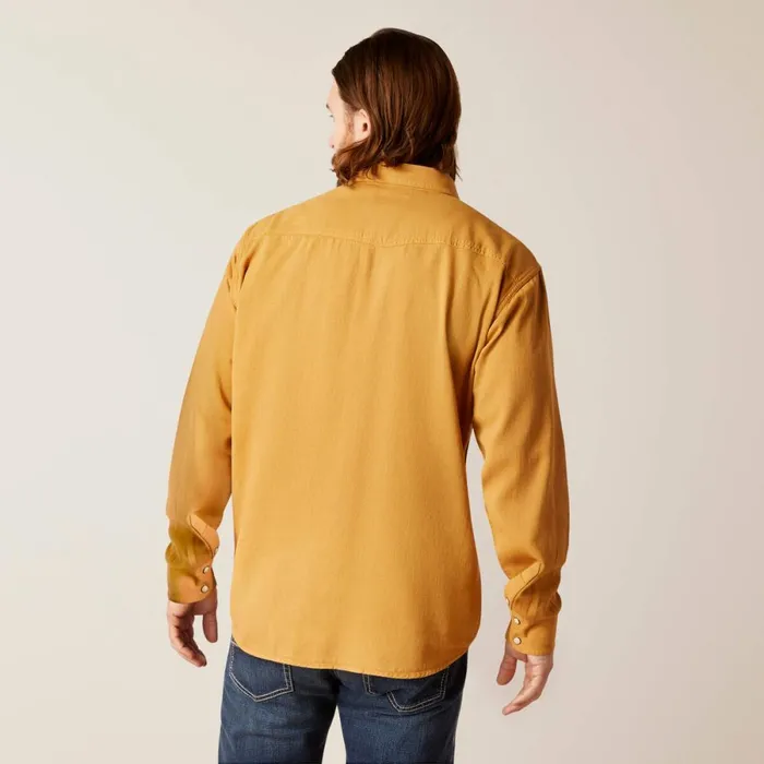 Jurlington Retro Fit Shirt Comb Honey Men Ariat Button Down Shirts Jurlington Retro Fit Shirt Comb Honey Men Ariat Button Down Shirts