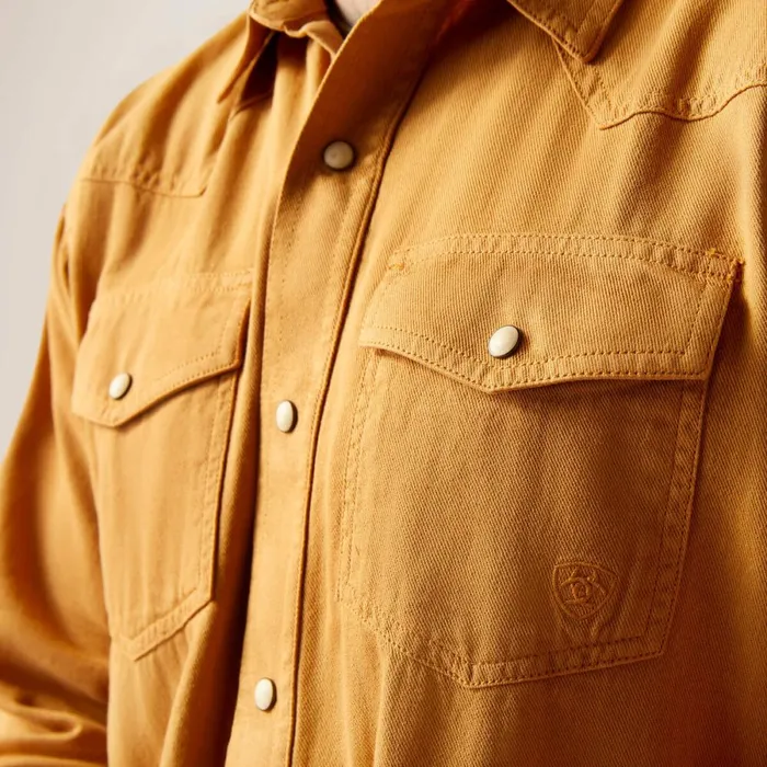 Jurlington Retro Fit Shirt Comb Honey Men Ariat Button Down Shirts Jurlington Retro Fit Shirt Comb Honey Men Ariat Button Down Shirts