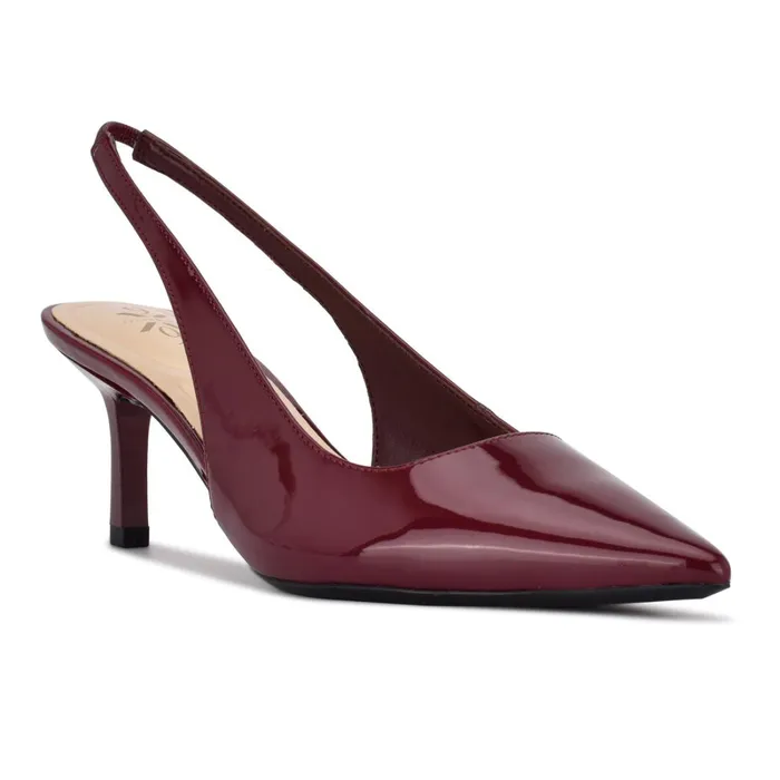 Kately 92159 Slingback Pumps Plum Patent Women Nine West Slingbacks Kately 92159 Slingback Pumps Plum Patent Women Nine West Slingbacks