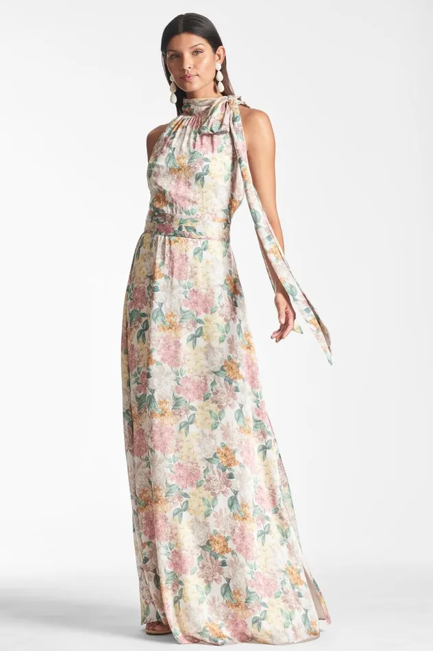 Kayla Gown 8211 Antique Bouquet Women Sachin and Babi Formal