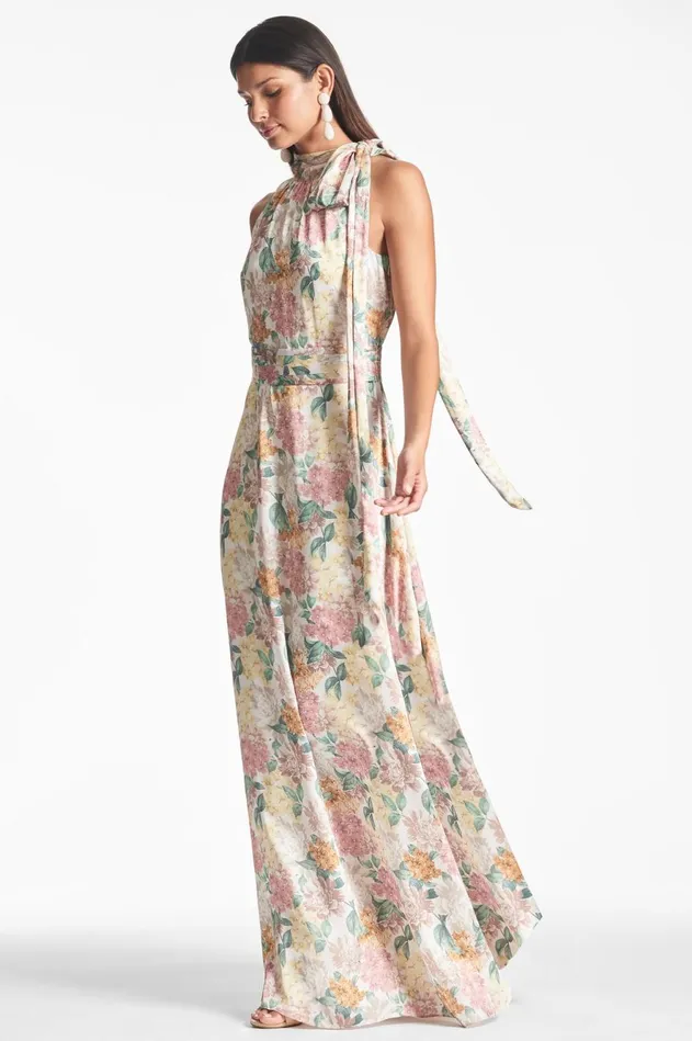 Kayla Gown 8211 Antique Bouquet Women Sachin and Babi Formal