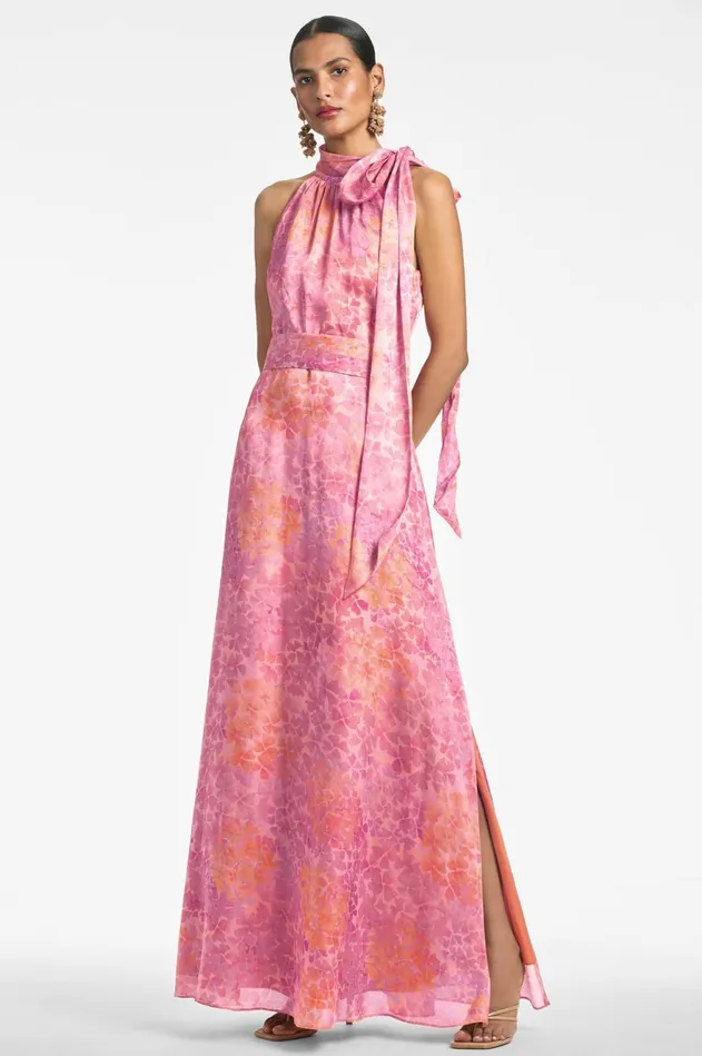 Kayla Gown 8211 Pastel Sunset Hydrangea Women Sachin and Babi Formal