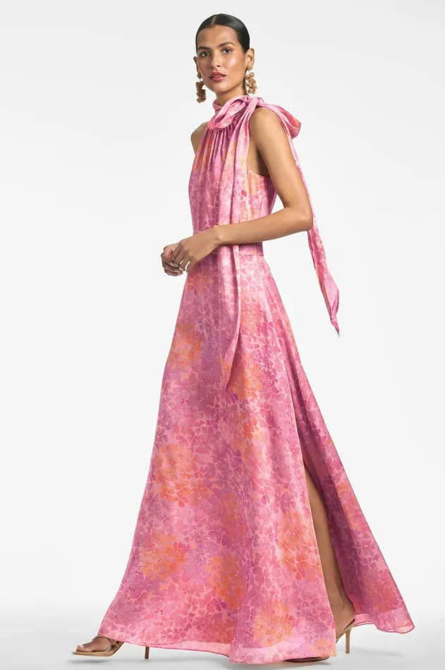 Kayla Gown 8211 Pastel Sunset Hydrangea Women Sachin and Babi Formal