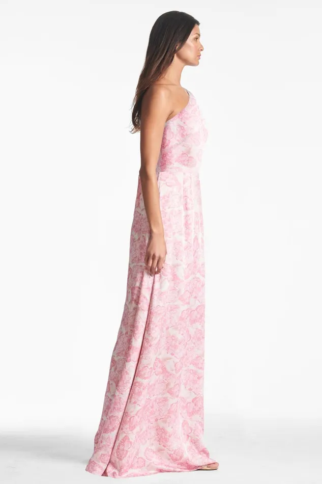 Keely Gown 8211 Rouge Damask Rose Women Sachin and Babi Boho