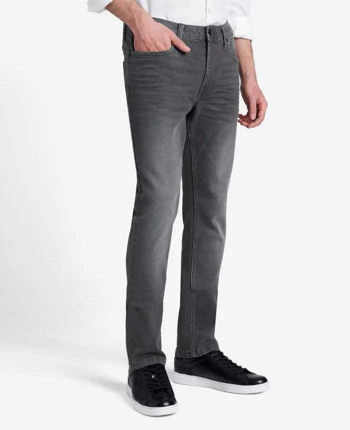 Kenneth Cole Denim Men SlimFit Recycled Stretch Denim Jeans Laight 8211 Grey