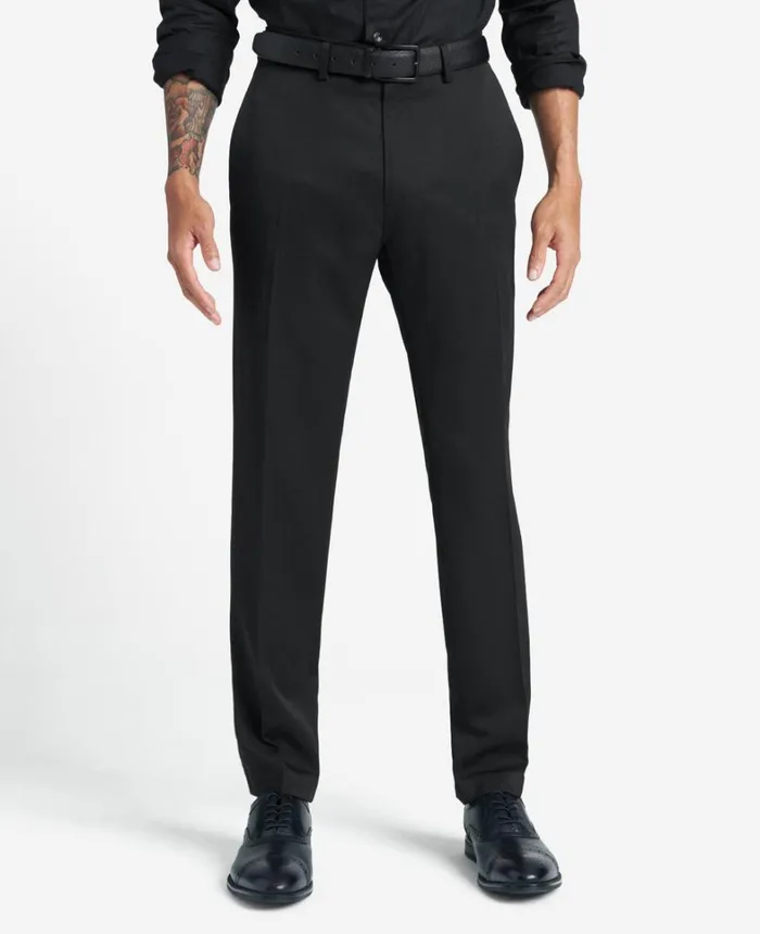 Kenneth Cole Dress Pants Men Stretch Urban Heather SlimFit Flex Waistband Dress Pant Black Kenneth Cole Dress Pants Men Stretch Urban Heather SlimFit Flex Waistband Dress Pant Black