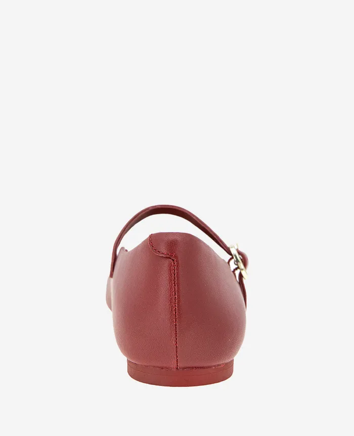 Kenneth Cole Flats and Loafers Women Jasper Leather Ballet Flat Rio Red Leather Kenneth Cole Flats and Loafers Women Jasper Leather Ballet Flat Rio Red Leather
