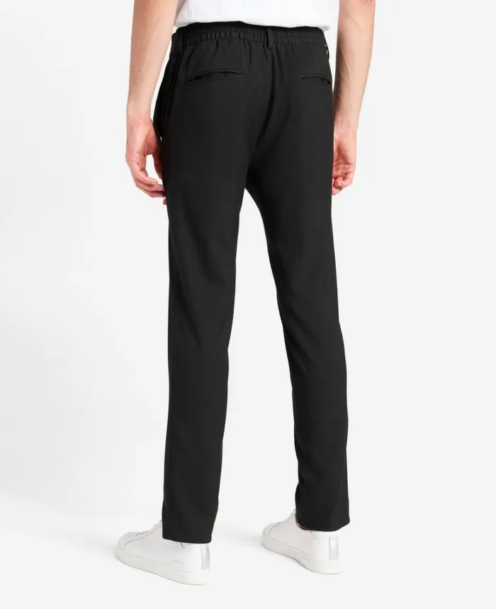 Kenneth Cole Pants Men Slim Fit Drawstring Pant Black Kenneth Cole Pants Men Slim Fit Drawstring Pant Black