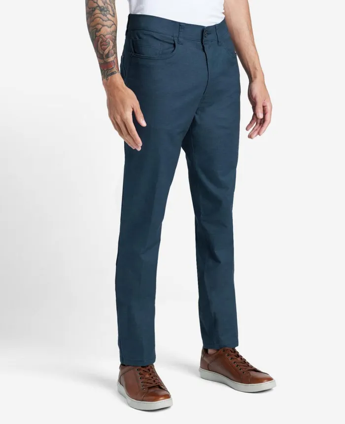 Kenneth Cole Pants Men The 5Pocket Stretch Pant With Flex Waistband Indigo