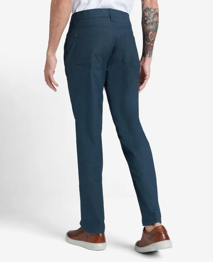 Kenneth Cole Pants Men The 5Pocket Stretch Pant With Flex Waistband Indigo Kenneth Cole Pants Men The 5Pocket Stretch Pant With Flex Waistband Indigo
