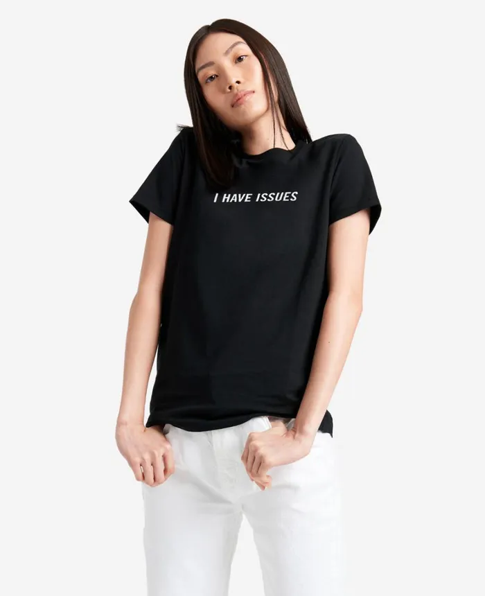 Kenneth Cole Polos and TShirts Men Site Exclusive I Have Issues TShirt Black Kenneth Cole Polos and TShirts Men Site Exclusive I Have Issues TShirt Black