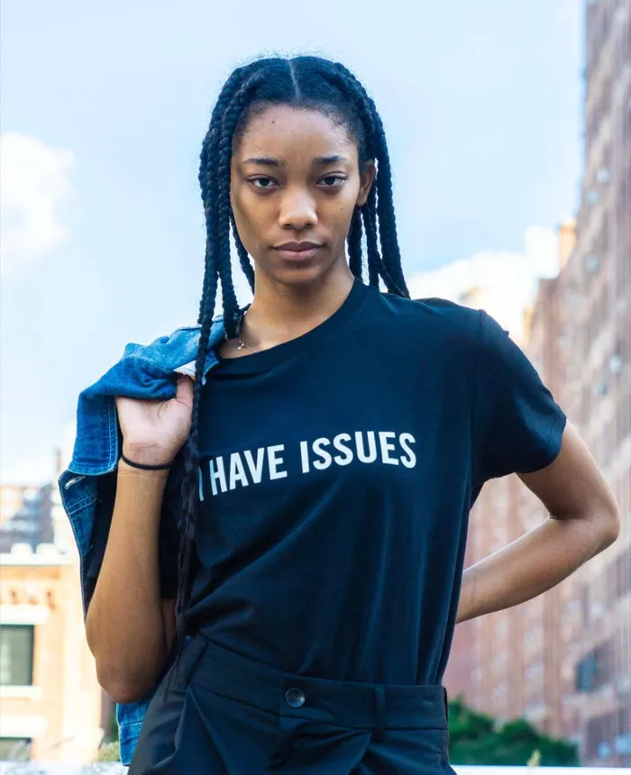 Kenneth Cole Polos and TShirts Men Site Exclusive I Have Issues TShirt Black Kenneth Cole Polos and TShirts Men Site Exclusive I Have Issues TShirt Black