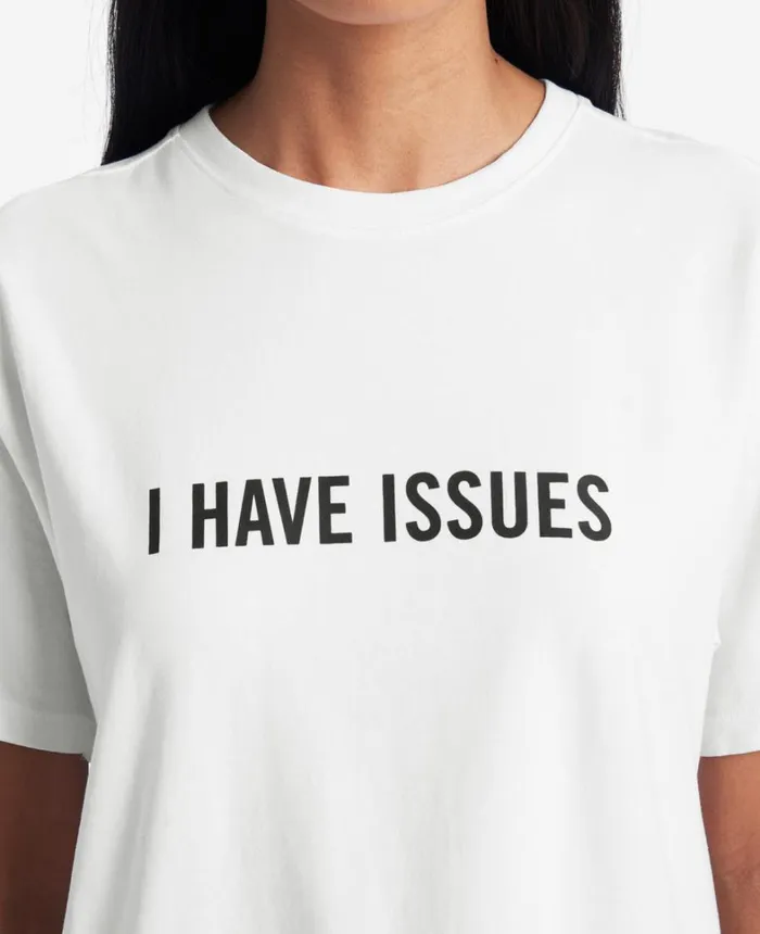 Kenneth Cole Polos and TShirts Men Site Exclusive I Have Issues TShirt White Kenneth Cole Polos and TShirts Men Site Exclusive I Have Issues TShirt White