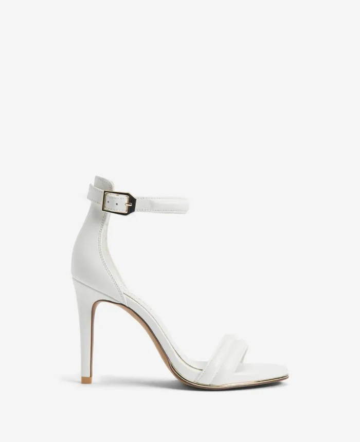 Kenneth Cole Pumps and Heels Women Brooke Bridal Ankle Strap Heeled Sandal Ivory