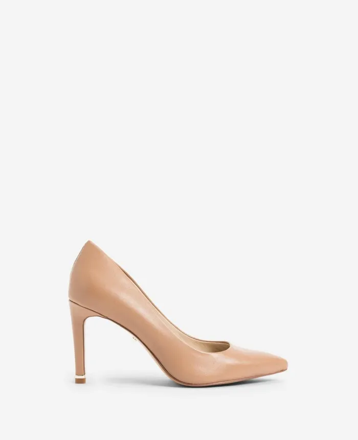Kenneth Cole Pumps and Heels Women Riley 85 Leather Heel With Rebound Latte