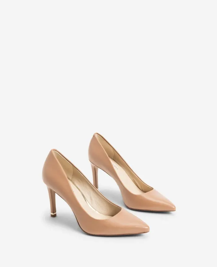 Kenneth Cole Pumps and Heels Women Riley 85 Leather Heel With Rebound Latte Kenneth Cole Pumps and Heels Women Riley 85 Leather Heel With Rebound Latte