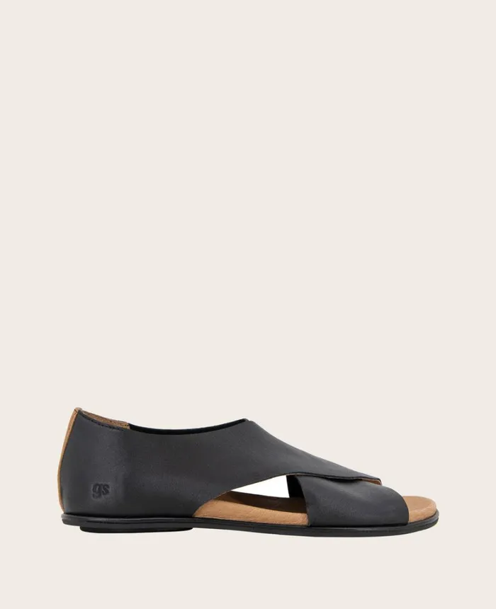 Kenneth Cole Sandals and Wedges Women GENTLE SOULS 8211 Laniey XBand Leather Sandal Black