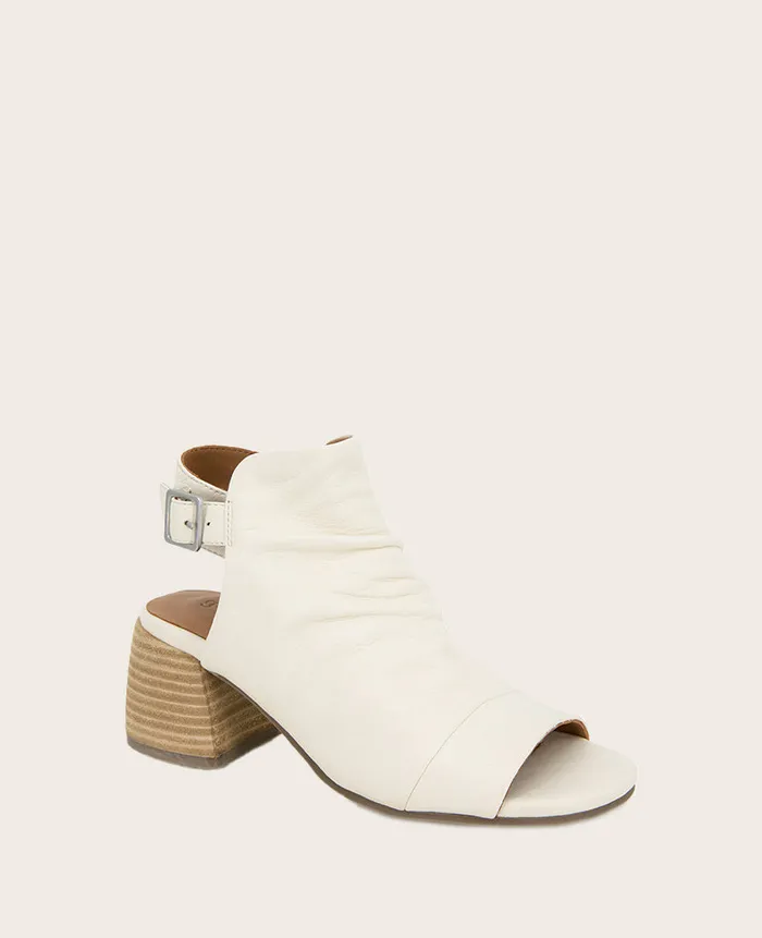 Kenneth Cole Sandals and Wedges Women GENTLE SOULS 8211 Marrion Slingback Block Heel Sandal Ivory Leather Kenneth Cole Sandals and Wedges Women GENTLE SOULS 8211 Marrion Slingback Block Heel Sandal Ivory Leather