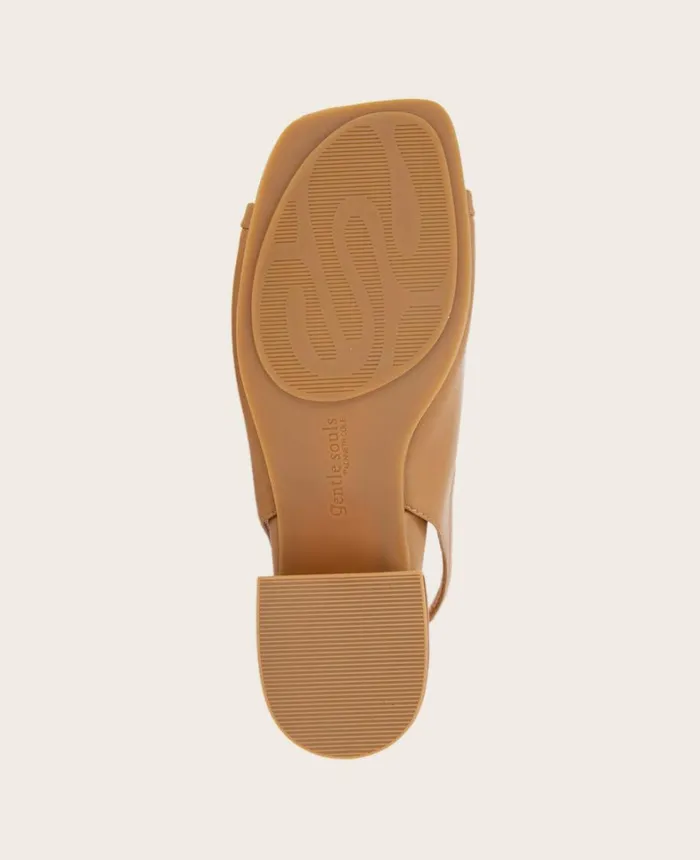 Kenneth Cole Sandals and Wedges Women GENTLE SOULS Penny Block Heel Slingback Sandal Camel Kenneth Cole Sandals and Wedges Women GENTLE SOULS Penny Block Heel Slingback Sandal Camel