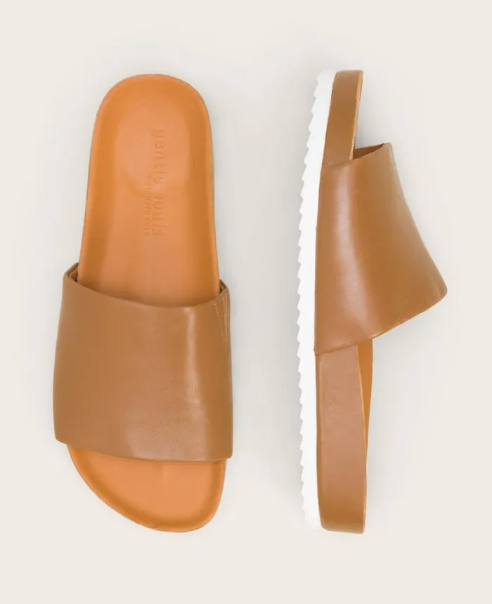 Kenneth Cole Sandals Men GENTLE SOULS Montauk One Band Sandal Luggage Kenneth Cole Sandals Men GENTLE SOULS Montauk One Band Sandal Luggage