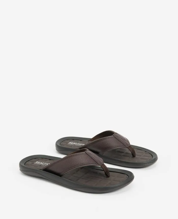 Kenneth Cole Sandals Men REACTION 8211 Four Sandal Brown Kenneth Cole Sandals Men REACTION 8211 Four Sandal Brown