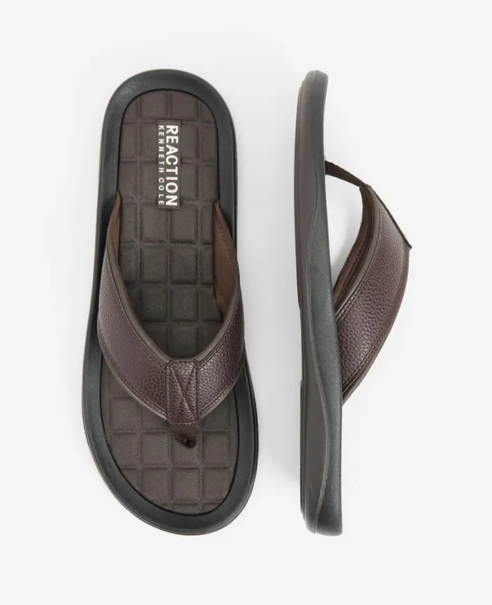 Kenneth Cole Sandals Men REACTION 8211 Four Sandal Brown Kenneth Cole Sandals Men REACTION 8211 Four Sandal Brown