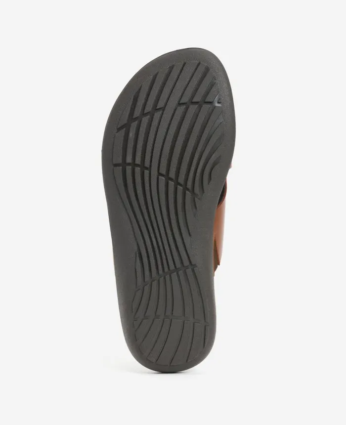 Kenneth Cole Sandals Men SandY Beach Leather Slide Sandal Cognac Kenneth Cole Sandals Men SandY Beach Leather Slide Sandal Cognac