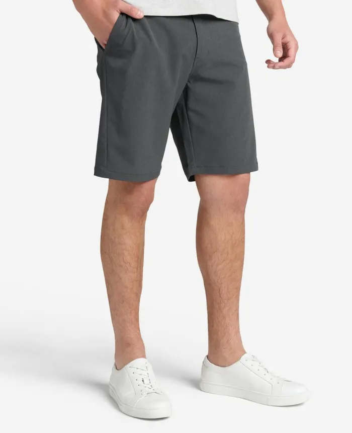Kenneth Cole Shorts Men Performance Tech Short Dark Grey Kenneth Cole Shorts Men Performance Tech Short Dark Grey