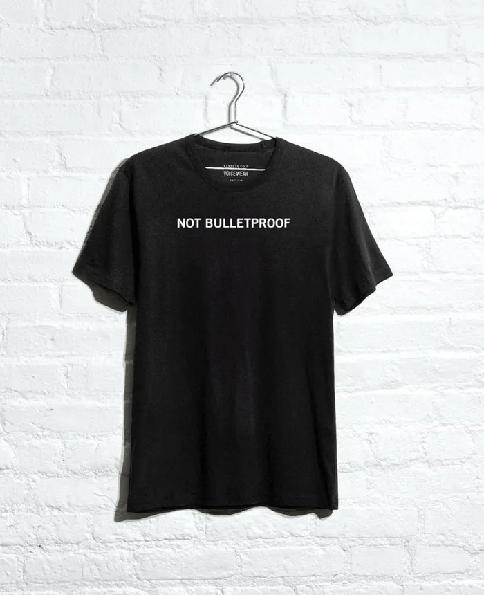 Kenneth Cole TShirts MenWomen Site Exclusive Not Bulletproof TShirt Black