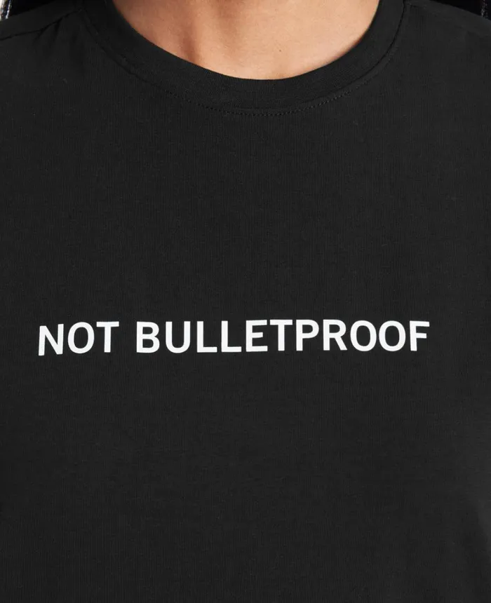 Kenneth Cole TShirts MenWomen Site Exclusive Not Bulletproof TShirt Black Kenneth Cole TShirts MenWomen Site Exclusive Not Bulletproof TShirt Black