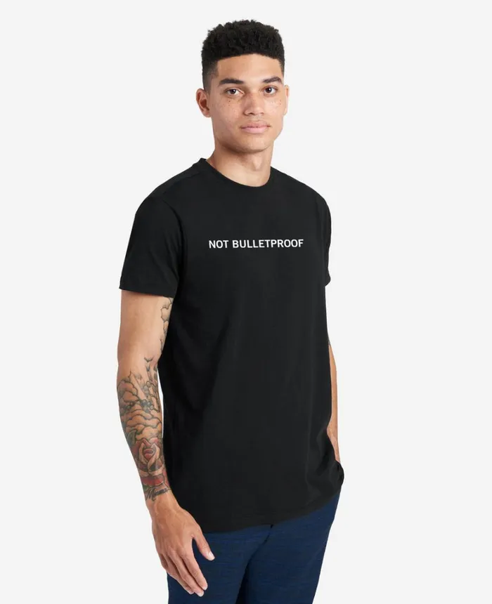 Kenneth Cole TShirts MenWomen Site Exclusive Not Bulletproof TShirt Black Kenneth Cole TShirts MenWomen Site Exclusive Not Bulletproof TShirt Black
