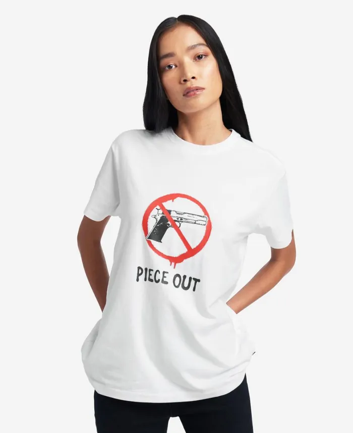 Kenneth Cole TShirts MenWomen Site Exclusive Piece Out TShirt White Kenneth Cole TShirts MenWomen Site Exclusive Piece Out TShirt White