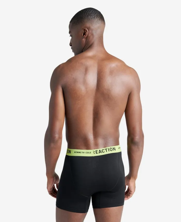 Kenneth Cole Underwear and Loungewear Men Organic Cotton Stretch Boxer Briefs 3Pack Blackpopwb Kenneth Cole Underwear and Loungewear Men Organic Cotton Stretch Boxer Briefs 3Pack Blackpopwb