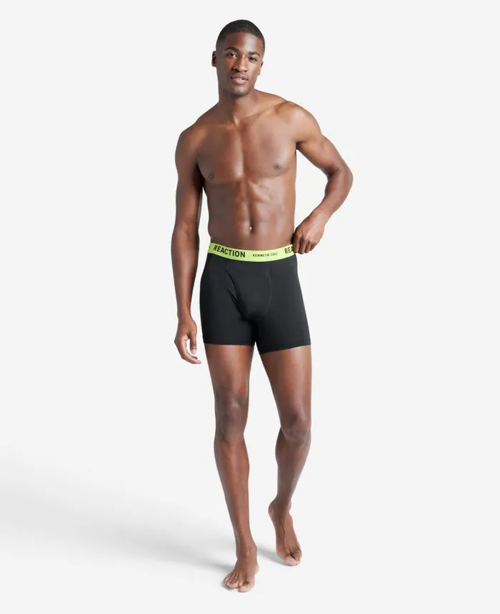 Kenneth Cole Underwear and Loungewear Men Organic Cotton Stretch Boxer Briefs 3Pack Blackpopwb Kenneth Cole Underwear and Loungewear Men Organic Cotton Stretch Boxer Briefs 3Pack Blackpopwb