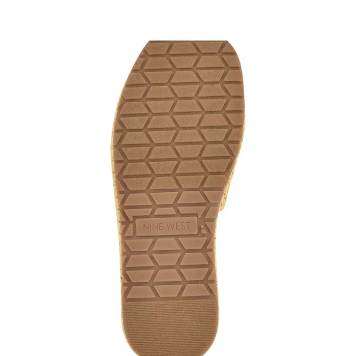 Keziah Flatform Slide Sandals Light Natural Women Nine West Casual