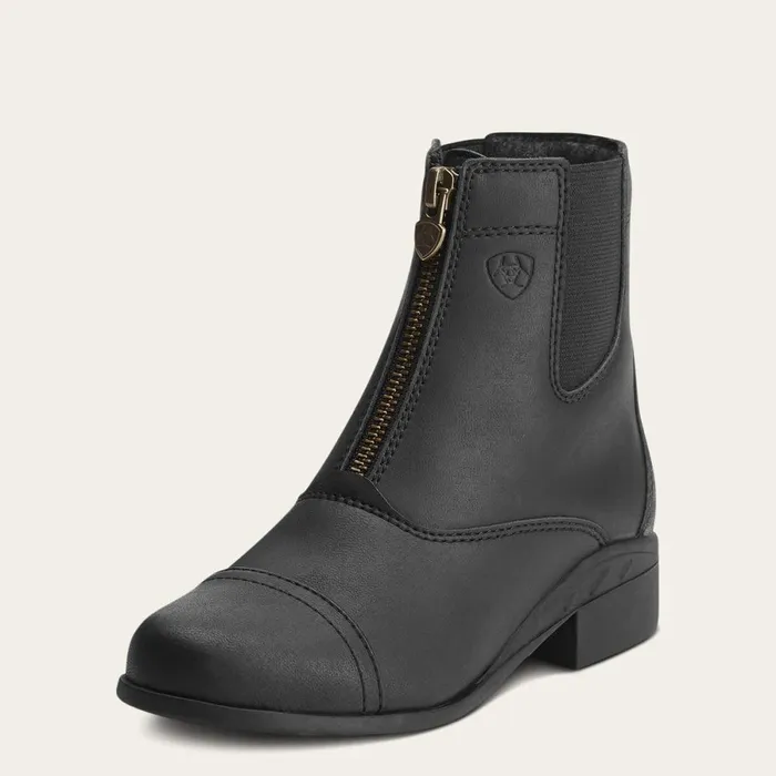 Kids039 Scout Zip Paddock Boot Black Kids Ariat Big Kids039 Footwear