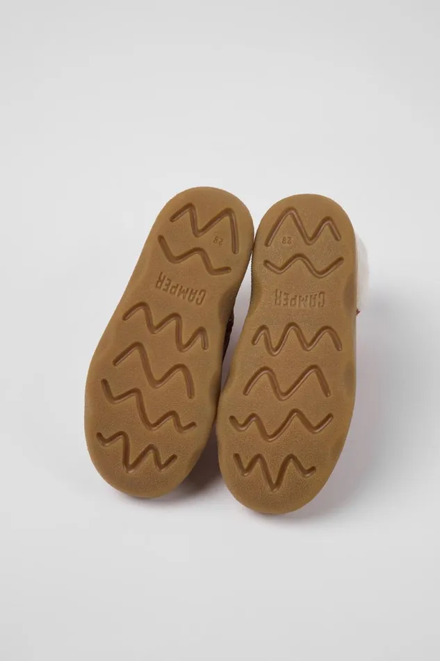 Kids Camper Boots Kiddo Red Leather And Nubuck Ankle Boots For Kids Kids Camper Boots Kiddo Red Leather And Nubuck Ankle Boots For Kids