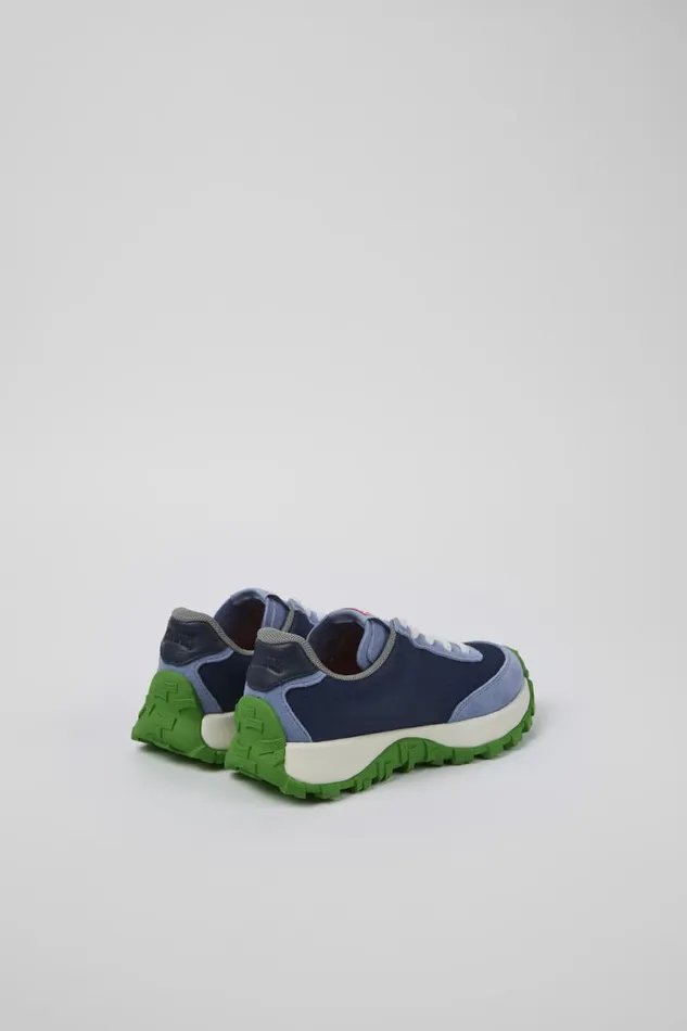 Kids Camper Sneakers Drift Trail Blue TextileNubuck Sneaker