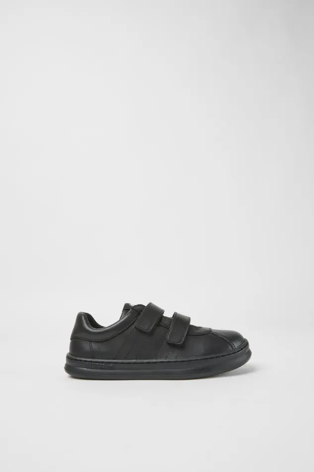 Kids Camper Sneakers Runner Black Leather And Textile Sneakers Kids Camper Sneakers Runner Black Leather And Textile Sneakers