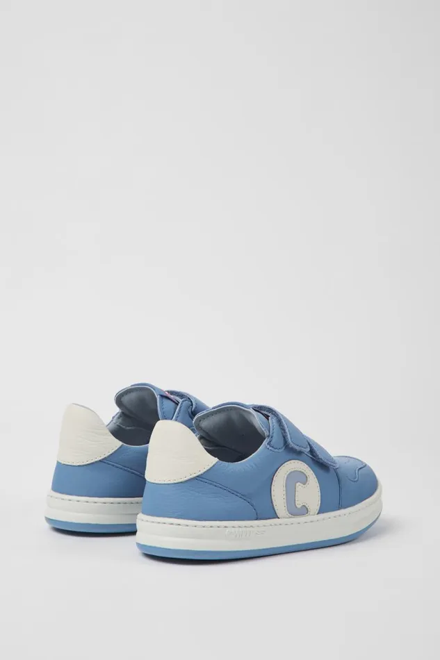 Kids Camper Sneakers Runner Blue Leather Sneakers For Kids Kids Camper Sneakers Runner Blue Leather Sneakers For Kids