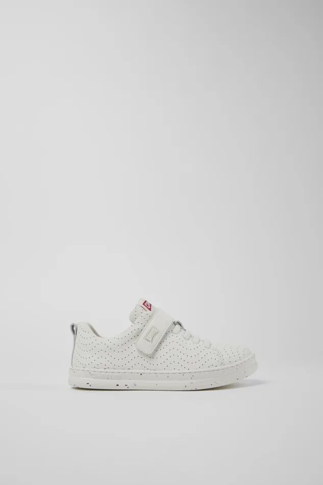 Kids Camper Sneakers Runner White Leather Sneaker Kids Camper Sneakers Runner White Leather Sneaker