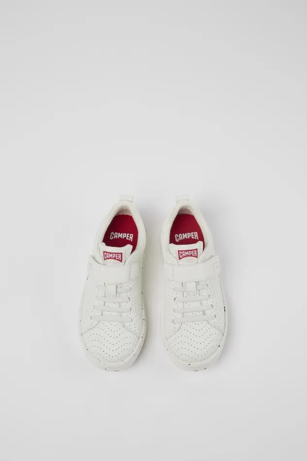 Kids Camper Sneakers Runner White Leather Sneaker Kids Camper Sneakers Runner White Leather Sneaker