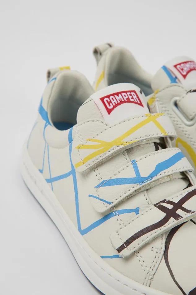 Kids Camper Sneakers Twins Multicolored Leather Sneakers For Kids