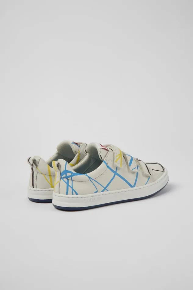 Kids Camper Sneakers Twins Multicolored Leather Sneakers For Kids