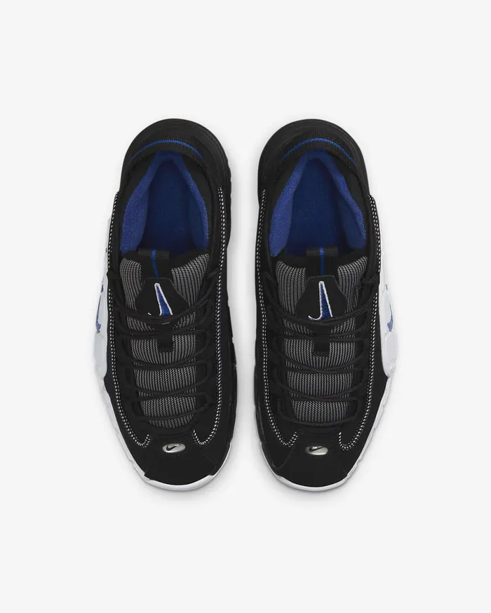 Kids Nike Air Max Penny BlackWhiteBlackVarsity Royal Nike Shoes 70 and Under